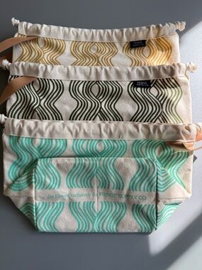 Canvas "Field Bag" knitter's project bag